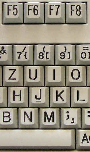 Groschrift-Tastatur ta-40030-10, graviert